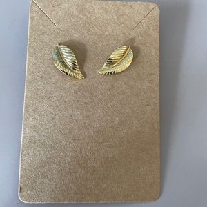 Gold Leaf Earrings